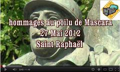 023 HOMMAGES AU POILU DE MASCARA CE 27 MAI 2012 A ST RAPHAEL